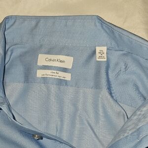 Calvin Klein Sky Blue Slim Fit Shirt